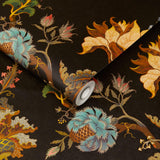 House of Hackney ARTEMIS CLIMBING WALLS Wallpaper - Black (9'10" - full height)