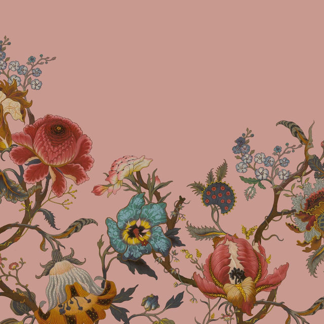 House of Hackney ARTEMIS CLIMBING WALLS Wallpaper - Blush (9'10" - full height)