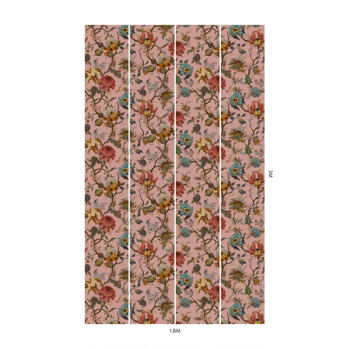 House of Hackney ARTEMIS Wallpaper - Blush (9'10" - full height)