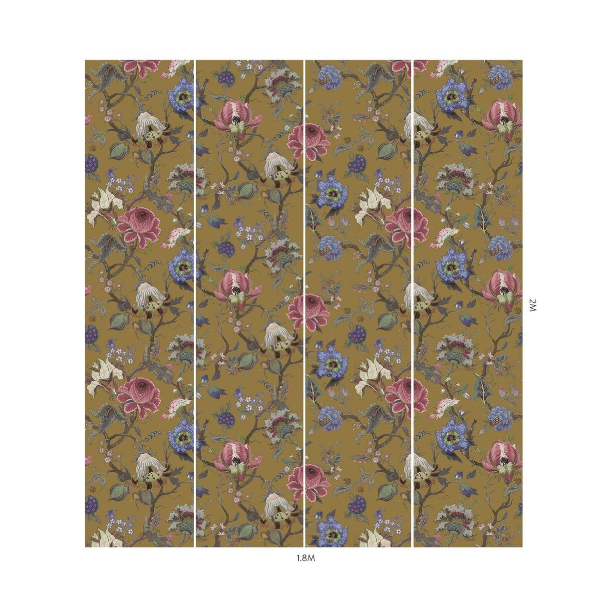House of Hackney ARTEMIS Wallpaper - Bronze (9'10" - full height)