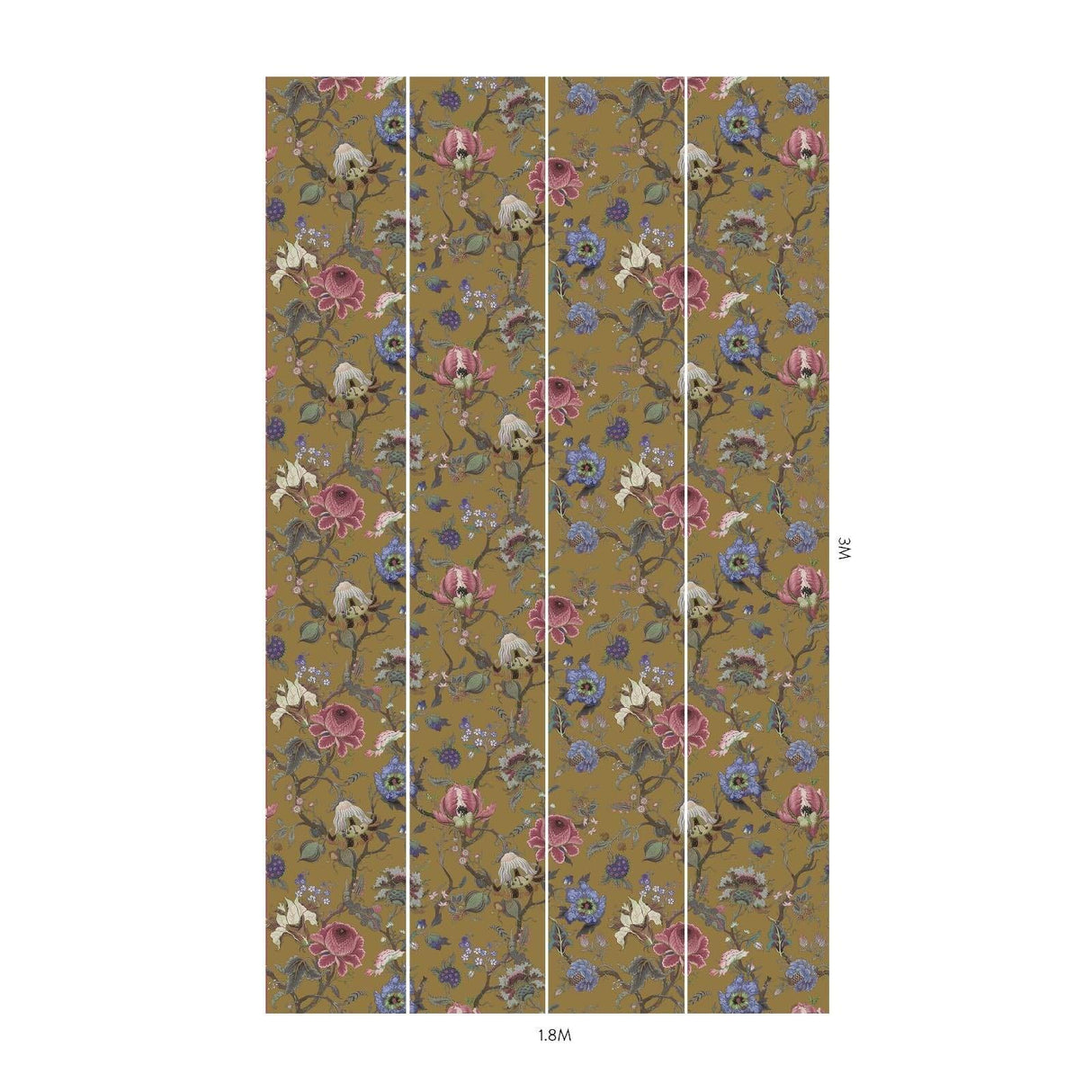 House of Hackney ARTEMIS Wallpaper - Bronze (9'10" - full height)