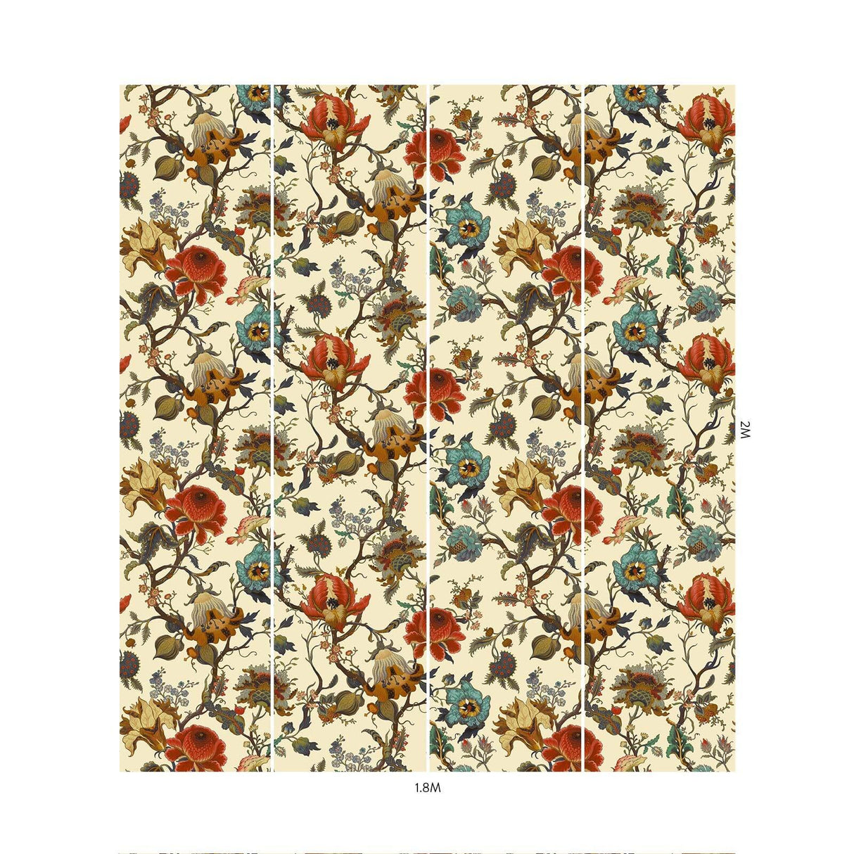 House of Hackney ARTEMIS Wallpaper - Ecru (9'10" - full height)
