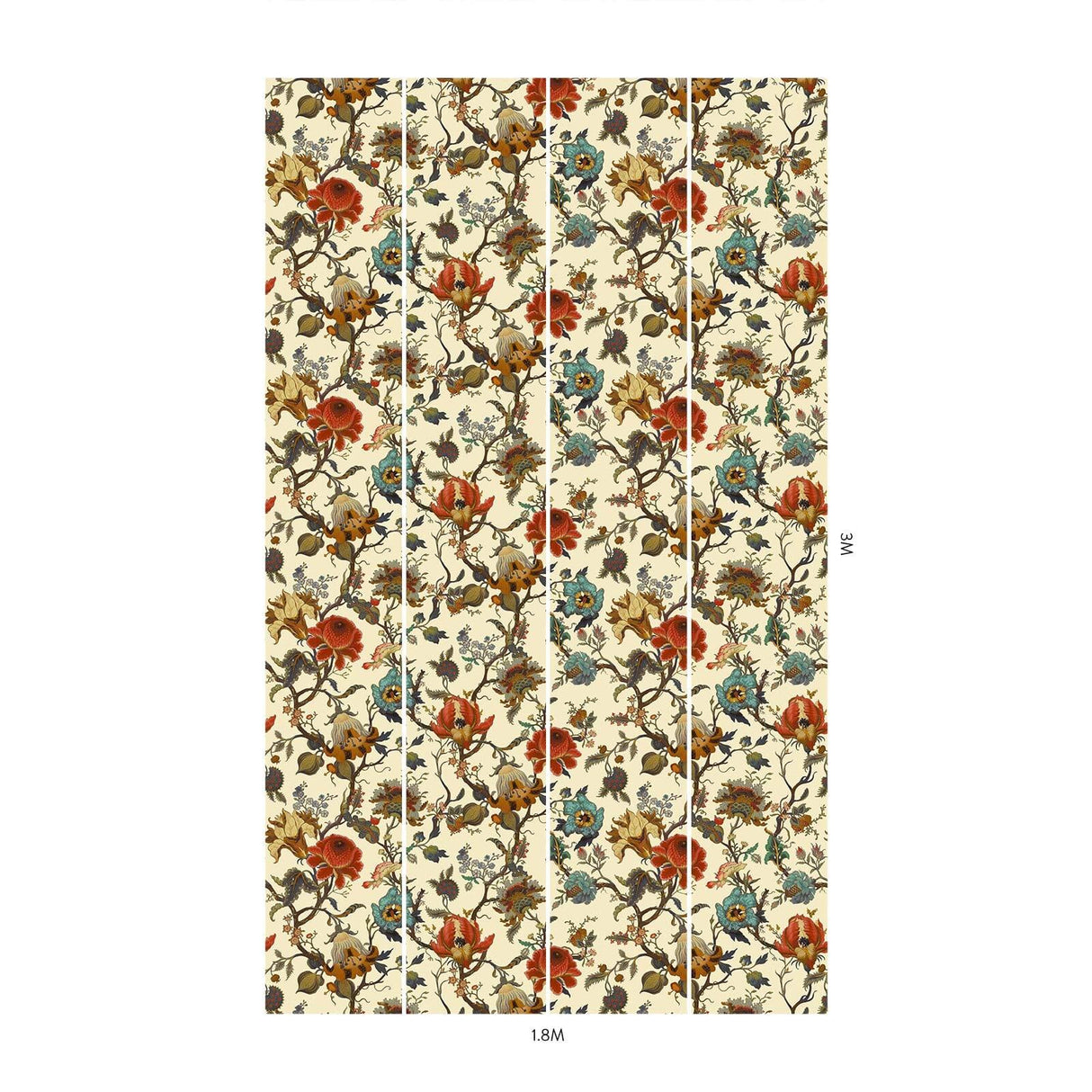 House of Hackney ARTEMIS Wallpaper - Ecru (9'10" - full height)