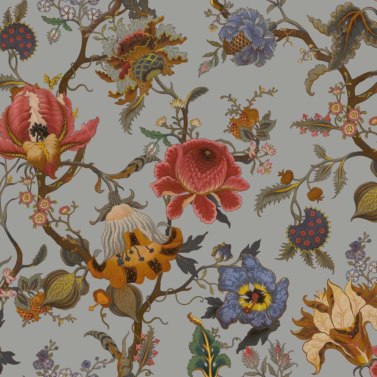House of Hackney ARTEMIS Wallpaper - Dove Grey (9'10" - full height)