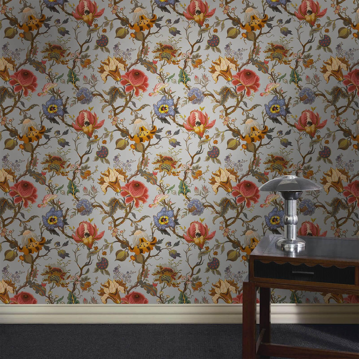 House of Hackney ARTEMIS Wallpaper - Dove Grey (9'10" - full height)