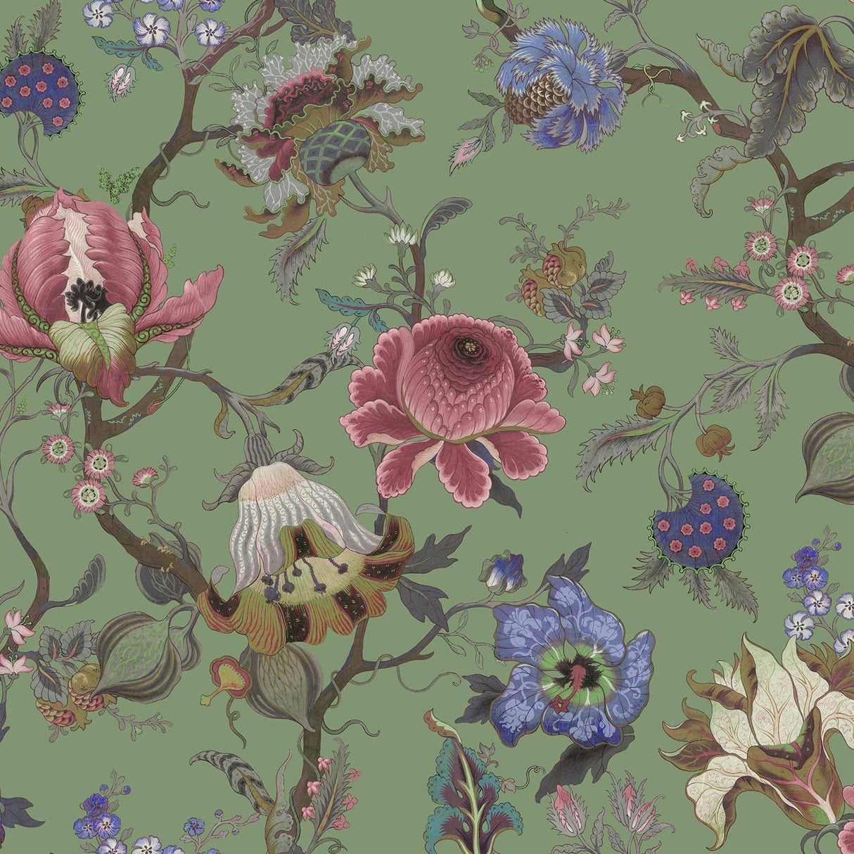 House of Hackney ARTEMIS Wallpaper - Jadeite (9'10" - full height)