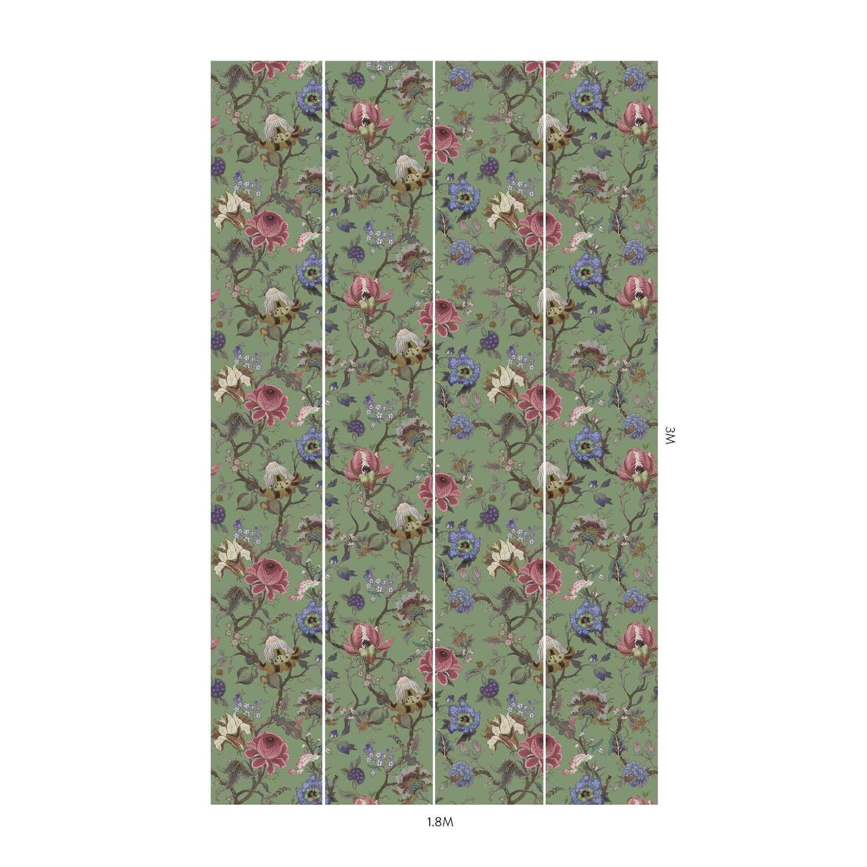 House of Hackney ARTEMIS Wallpaper - Jadeite (9'10" - full height)
