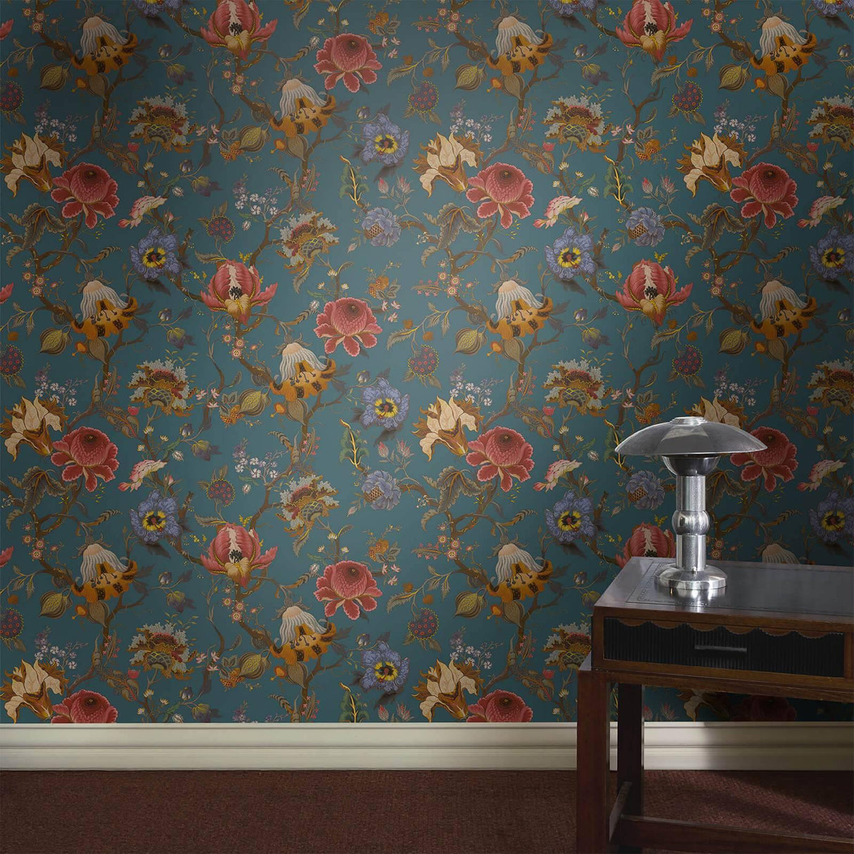 House of Hackney ARTEMIS Wallpaper - Petrol (9'10" - full height)