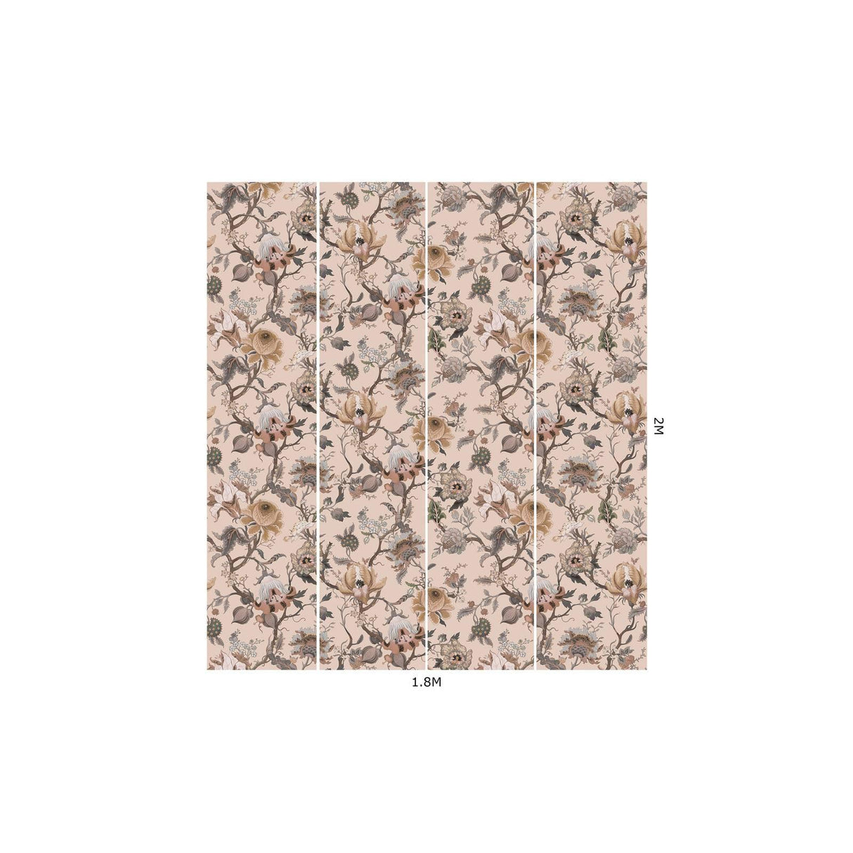 House of Hackney ARTEMIS Wallpaper - Plaster (9'10" - full height)