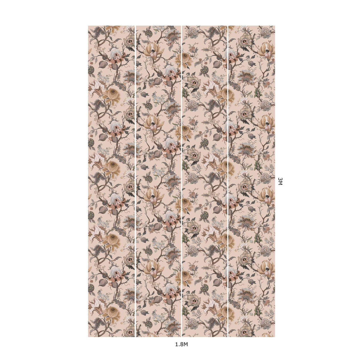 House of Hackney ARTEMIS Wallpaper - Plaster (9'10" - full height)