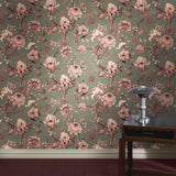 House of Hackney ARTEMIS Wallpaper - Verdigris (9'10" - full height)