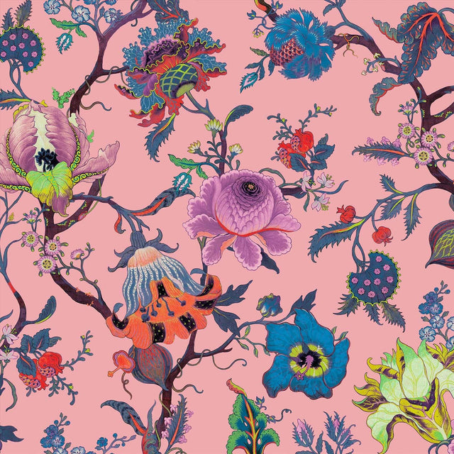 House of Hackney ARTEMIS Wallpaper - Amaranth Pink (9'10" - full height)
