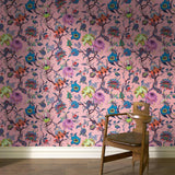 House of Hackney ARTEMIS Wallpaper - Amaranth Pink (9'10" - full height)