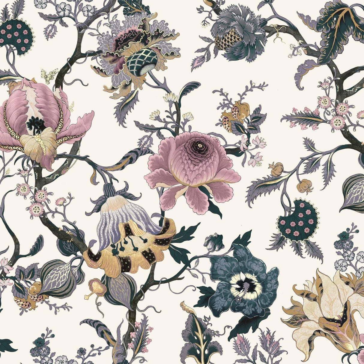 House of Hackney ARTEMIS Wallpaper - Off White (9'10" - full height)