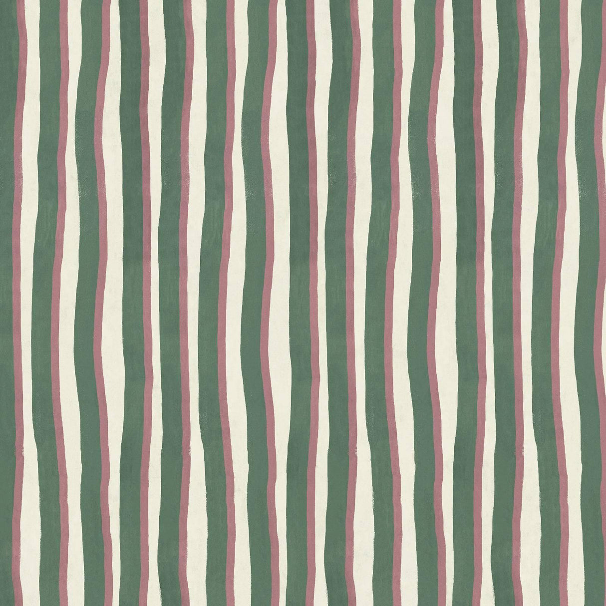 House of Hackney ARTIST'S SHADOW STRIPE Wallpaper - Hedera & Hosta (9'10" - full height)