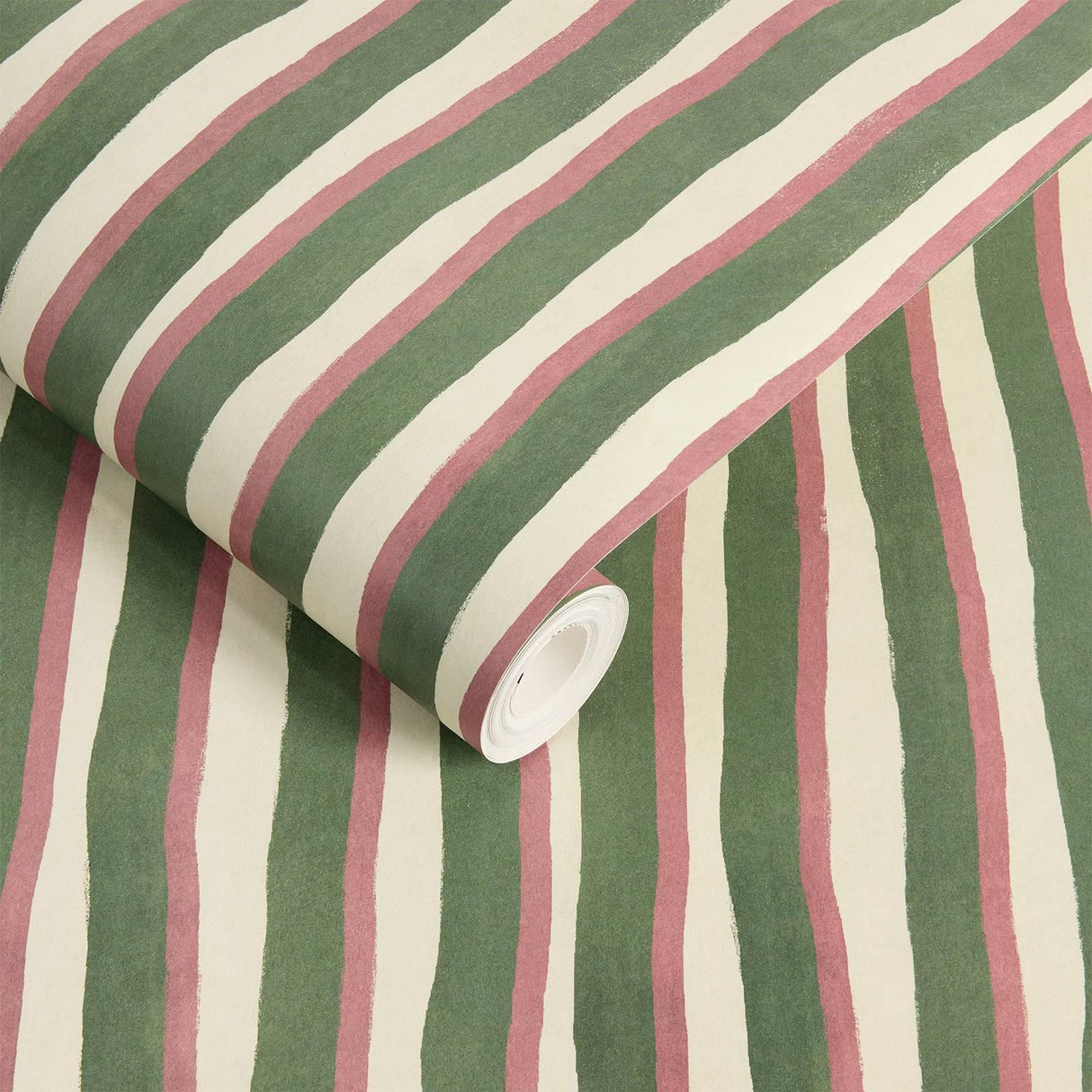 House of Hackney ARTIST'S SHADOW STRIPE Wallpaper - Hedera & Hosta (9'10" - full height)