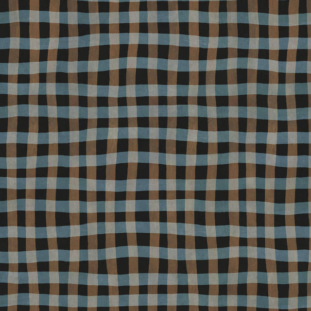 House of Hackney ARTIST'S CHECK Wallpaper - Noir (9'10" - full height)