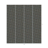 House of Hackney ARTIST'S CHECK Wallpaper - Noir (9'10" - full height)
