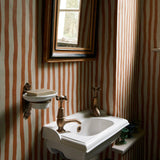 House of Hackney ARTIST'S STRIPE Wallpaper - Amber (9'10" - full height)