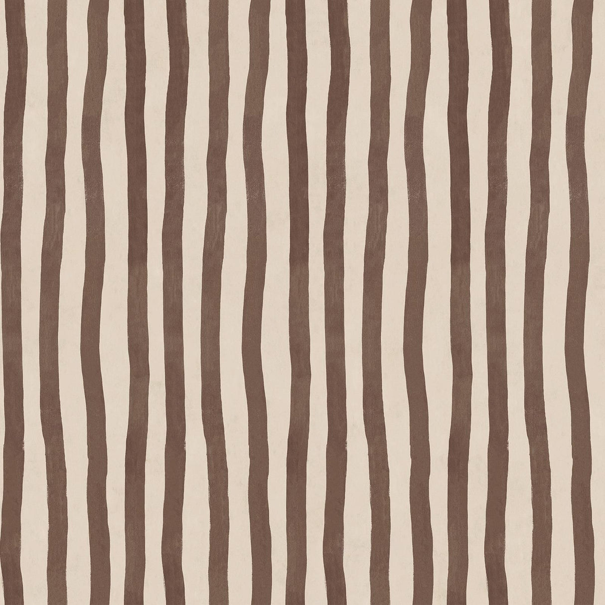 House of Hackney ARTIST'S STRIPE Wallpaper - Cocoa