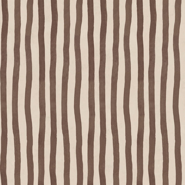 House of Hackney ARTIST'S STRIPE Wallpaper - Cocoa