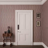 House of Hackney ARTIST'S STRIPE Wallpaper - Carnelian (9'10" - full height)