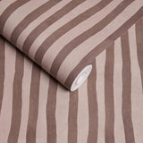 House of Hackney ARTIST'S STRIPE Wallpaper - Carnelian (9'10" - full height)