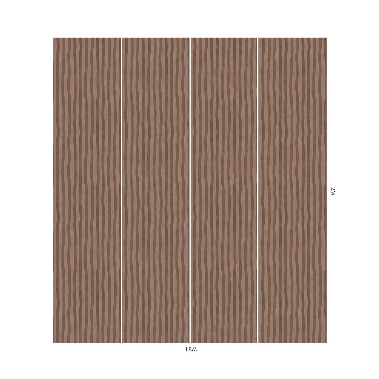 House of Hackney ARTIST'S STRIPE Wallpaper - Cosmos & Bark