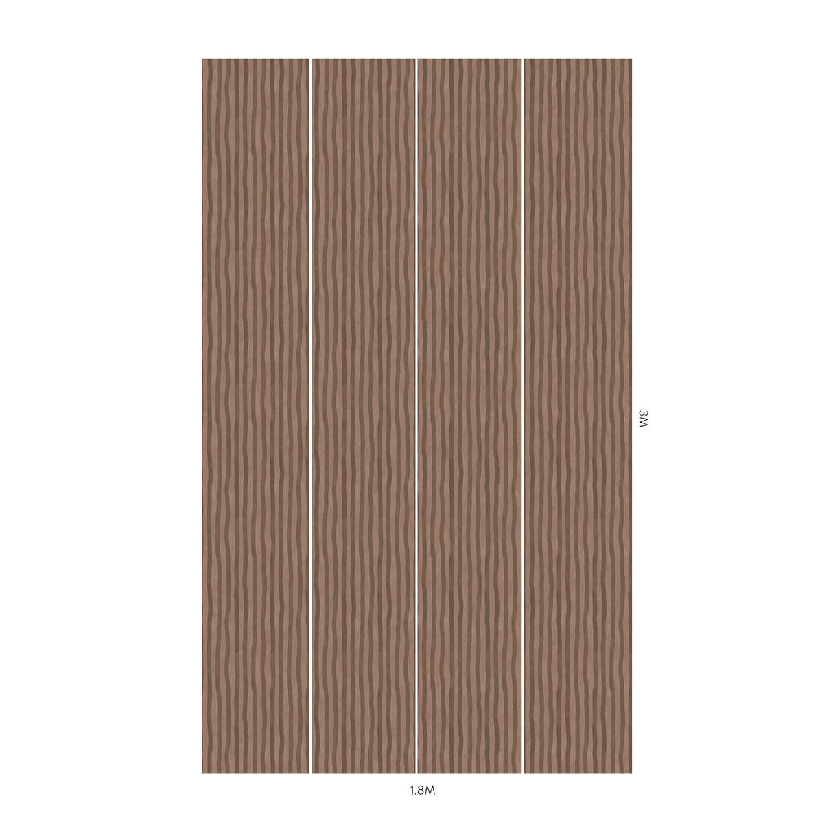 House of Hackney ARTIST'S STRIPE Wallpaper - Cosmos & Bark