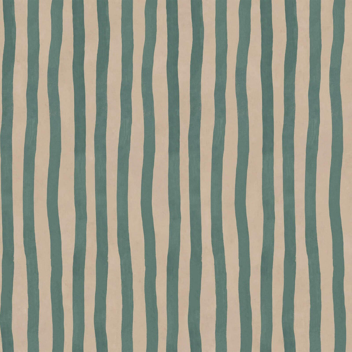House of Hackney ARTIST'S STRIPE Wallpaper - Euphorbia & Alabaster (9'10" - full height)