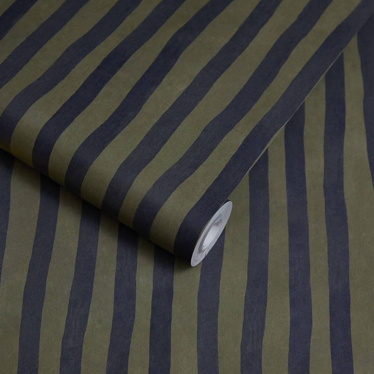 House of Hackney ARTIST'S STRIPE Wallpaper - Laurustine & Galaxias (9'10" - full height)