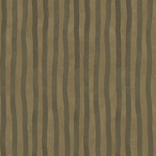 House of Hackney ARTIST'S STRIPE Wallpaper - Moss & Carex