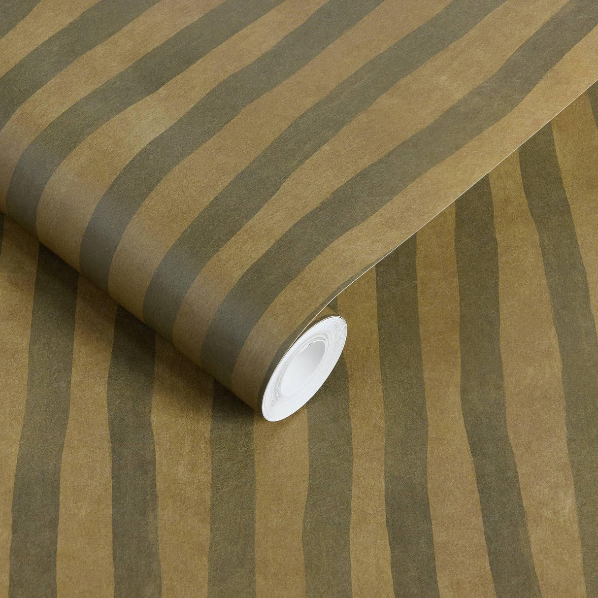 House of Hackney ARTIST'S STRIPE Wallpaper - Moss & Carex
