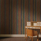 House of Hackney ARTIST'S STRIPE Wallpaper - Moss (9'10" - full height)
