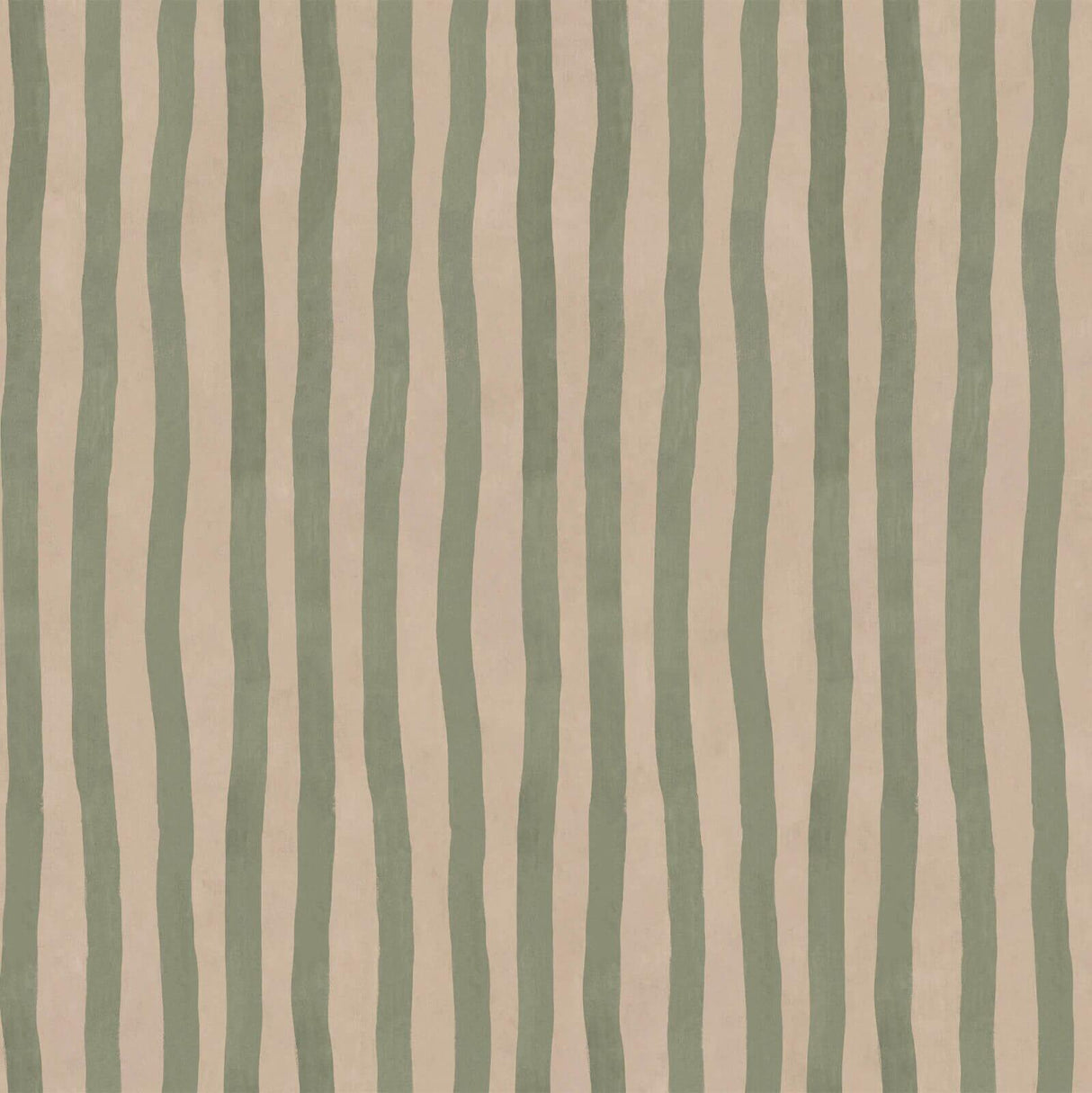 House of Hackney ARTIST'S STRIPE Wallpaper - Sap & Alabaster (9'10" - full height)