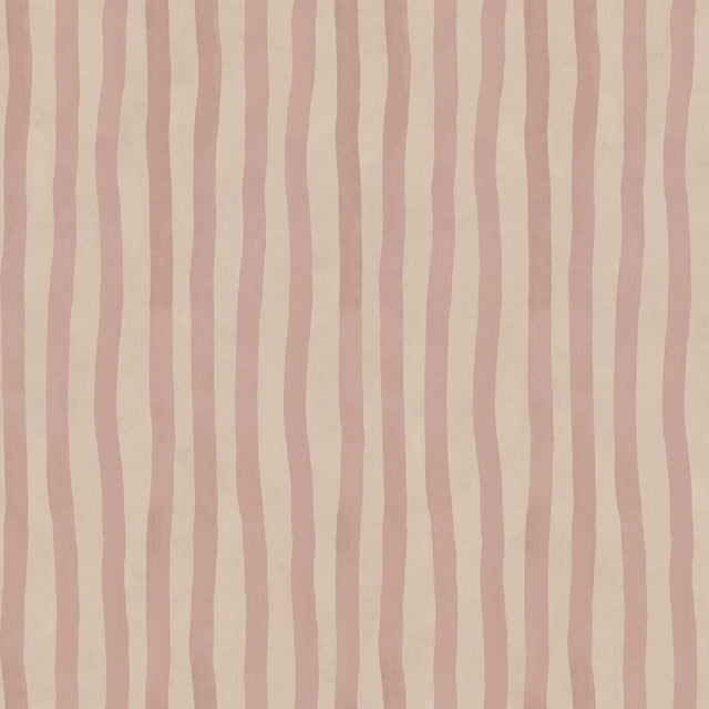 House of Hackney ARTIST'S STRIPE Wallpaper - Sakura & Astrantia (9'10" - full height)