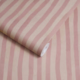 House of Hackney ARTIST'S STRIPE Wallpaper - Sakura & Astrantia (9'10" - full height)