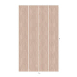 House of Hackney ARTIST'S STRIPE Wallpaper - Sakura & Astrantia (9'10" - full height)