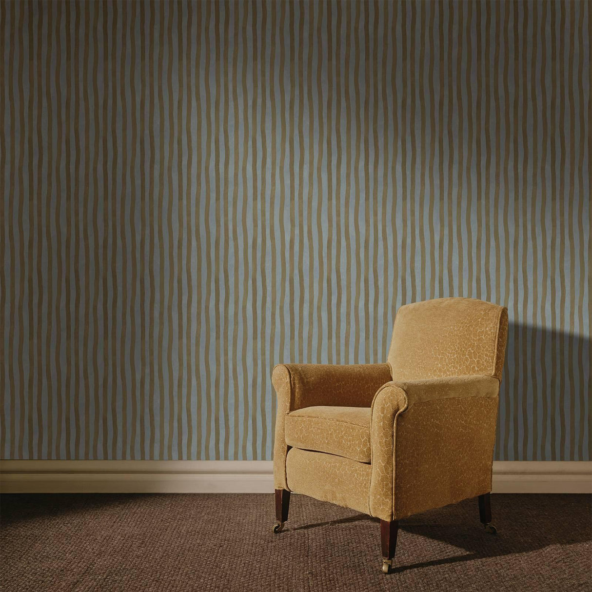 House of Hackney ARTIST'S STRIPE Wallpaper - Stratus & Carex