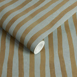 House of Hackney ARTIST'S STRIPE Wallpaper - Stratus & Carex