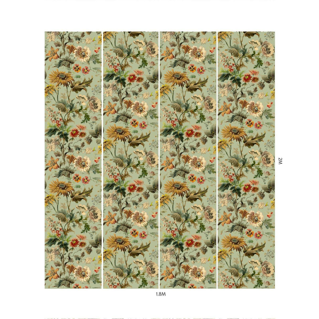 House of Hackney AVALON Wallpaper - Apple (9'10" - full height)