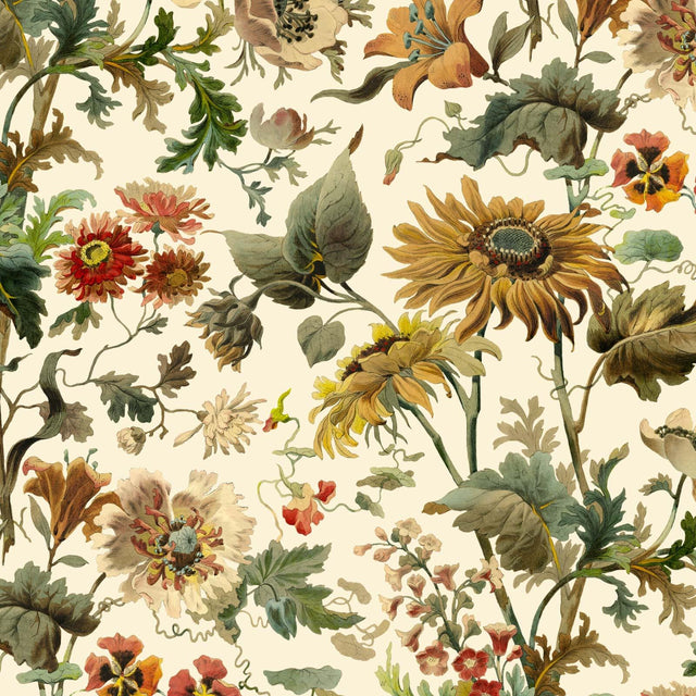 House of Hackney AVALON Wallpaper - Ecru (9'10" - full height)