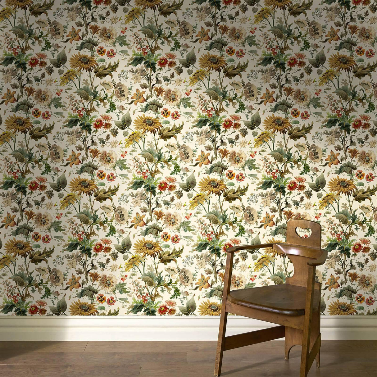 House of Hackney AVALON Wallpaper - Ecru (9'10" - full height)
