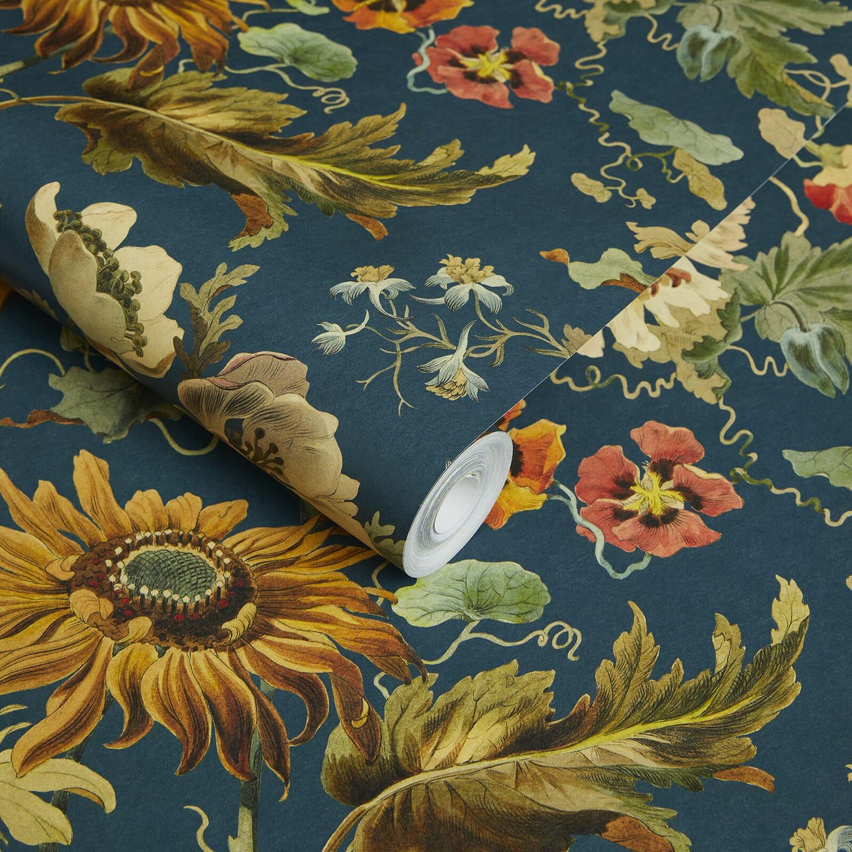 House of Hackney AVALON Wallpaper - Petrol (9'10" - full height)