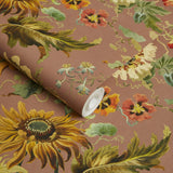 House of Hackney AVALON Wallpaper - Puce Pink (9'10" - full height)