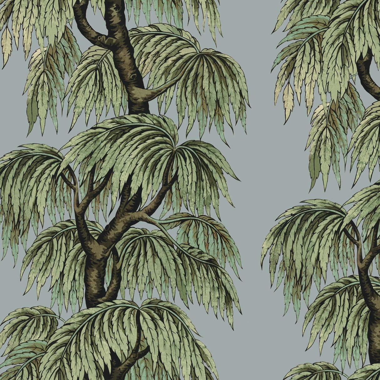 House of Hackney BABYLON Wallpaper Dove / Willow (9'10" - full height)