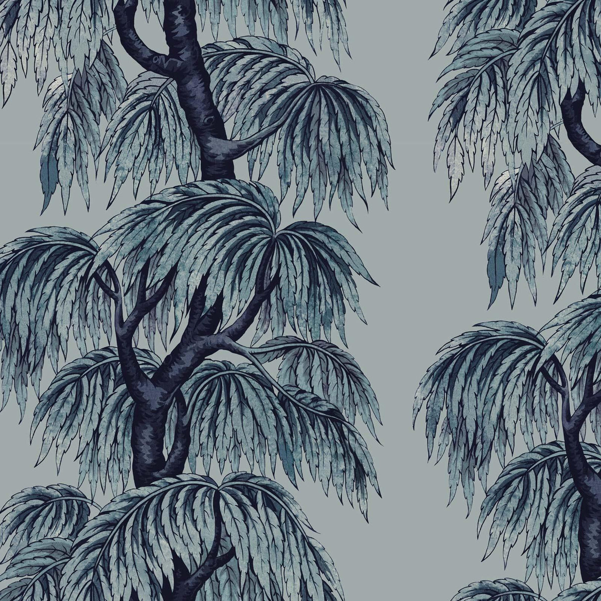 House of Hackney BABYLON Wallpaper Celestial Blue (9'10" - full height)
