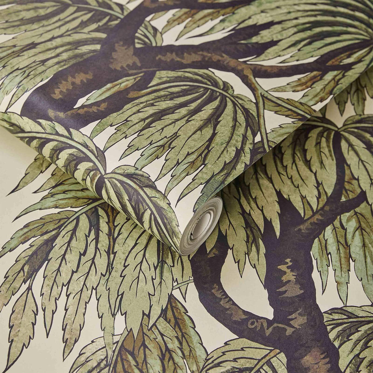 House of Hackney BABYLON Wallpaper Papyrus / Willow (9'10" - full height)