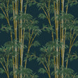 House of Hackney BAMBUSA Wallpaper - Midnight (9'10" - full height)