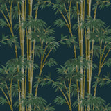 House of Hackney BAMBUSA Wallpaper - Midnight (9'10" - full height)